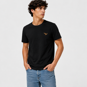 Men’s 100% Cotton Eagle Logo Relaxed Fit T-Shirt - 103