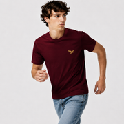 Men’s 100% Cotton Eagle Logo Relaxed Fit T-Shirt - 103