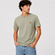 Men’s 100% Cotton Eagle Logo Relaxed Fit T-Shirt - 103
