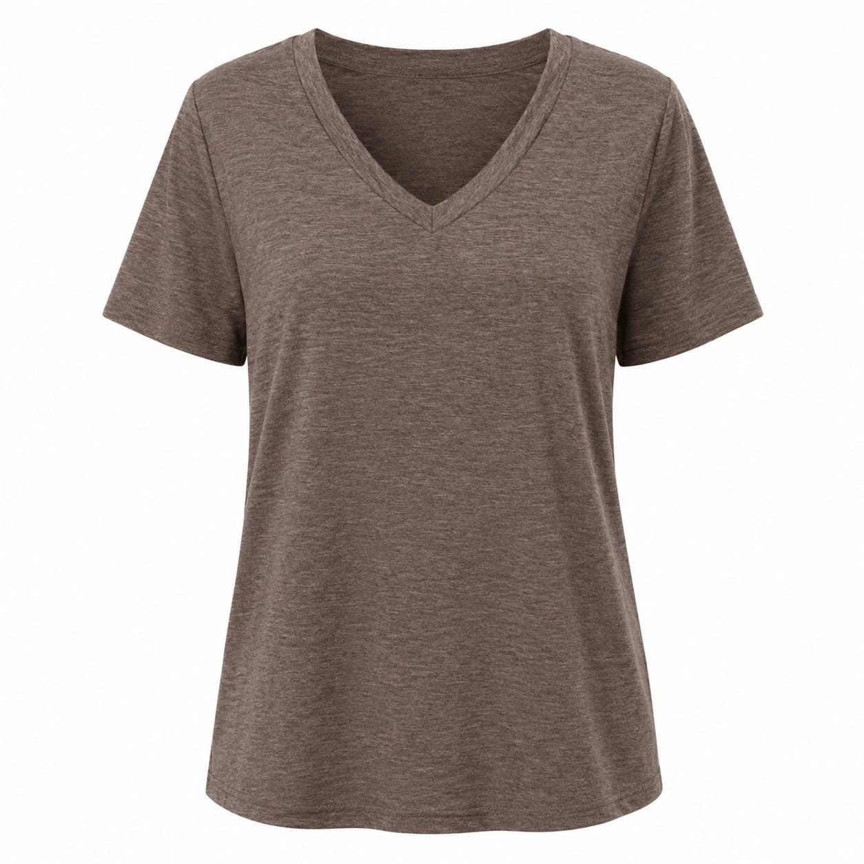 Women’s Soft V-Neck Short Sleeve T-Shirt - 202