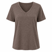 Women’s Soft V-Neck Short Sleeve T-Shirt - 202