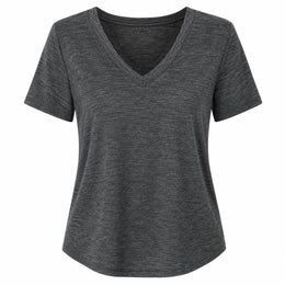 Women’s Soft V-Neck Short Sleeve T-Shirt - 202