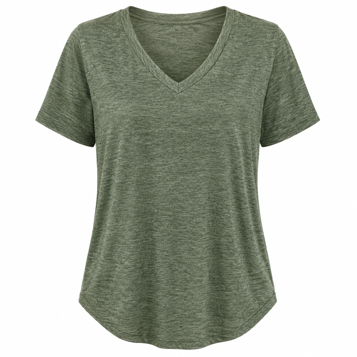 Women’s Soft V-Neck Short Sleeve T-Shirt - 202