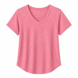 Women’s Soft V-Neck Short Sleeve T-Shirt - 202