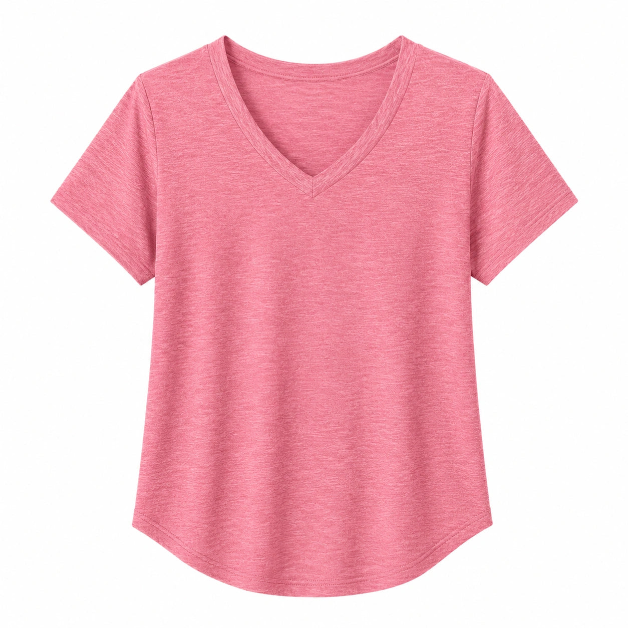 Women’s Soft V-Neck Short Sleeve T-Shirt - 202