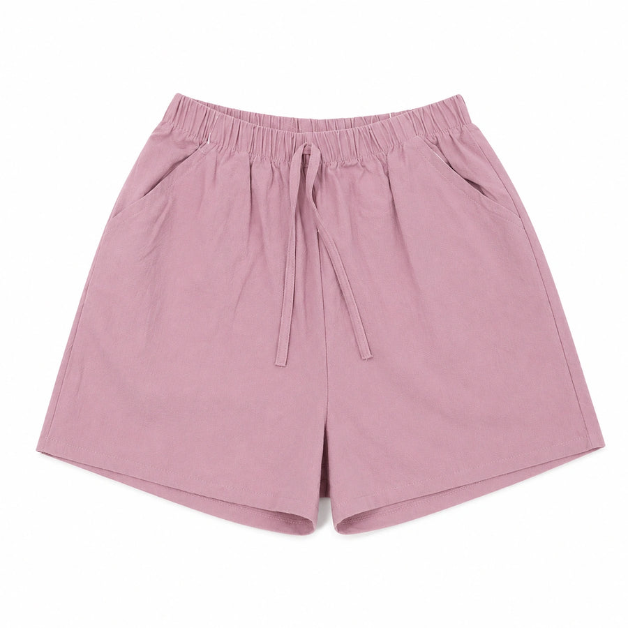 Women’s Loose Wide-Leg Summer Shorts with Pockets - 405