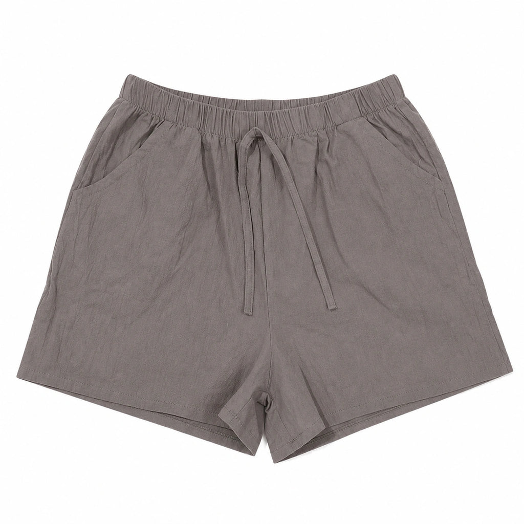 Women’s Loose Wide-Leg Summer Shorts with Pockets - 405