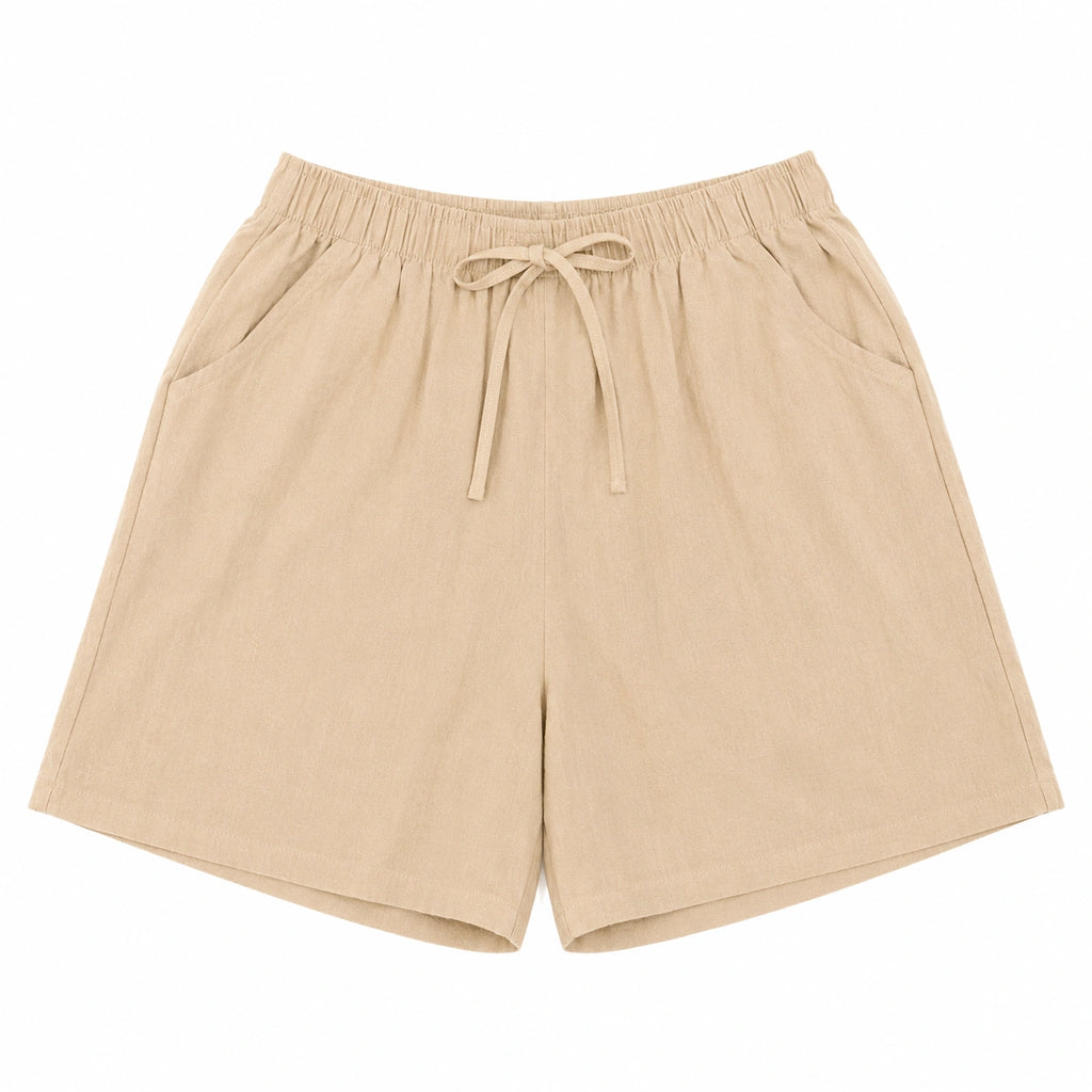 Women’s Loose Wide-Leg Summer Shorts with Pockets - 405