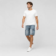 Men’s Summer Denim Cargo Shorts - 701