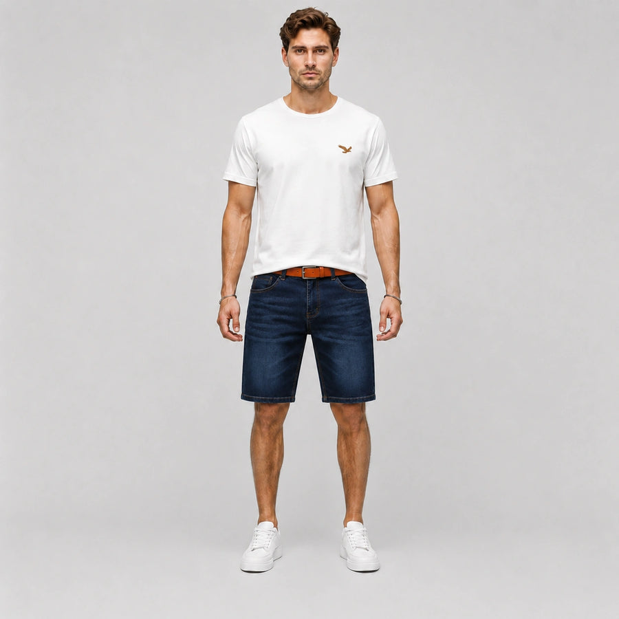 Men’s Straight Fit Denim Shorts - 702