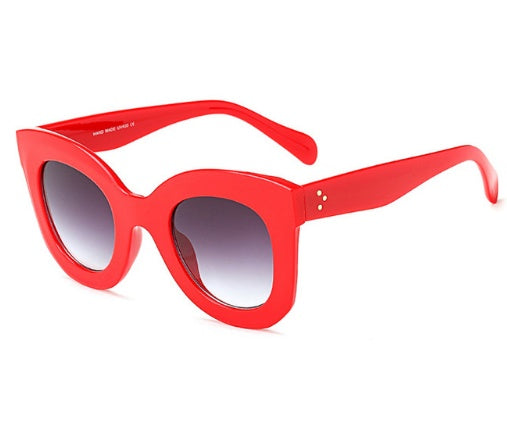 Cat Eye Sunglasses Women Designer Vintage Gradient Style