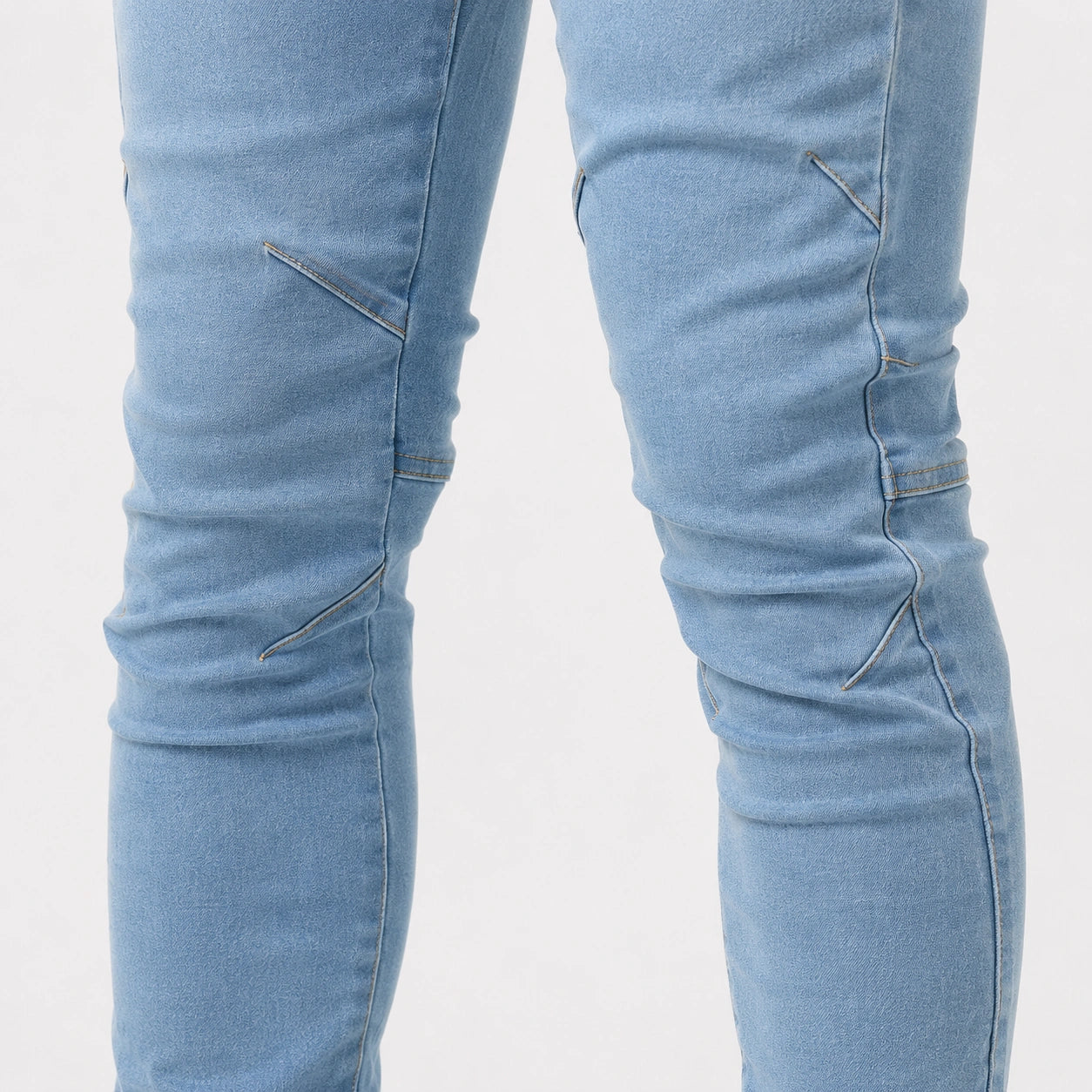 Men’s Light Blue Cargo Jeans - 801