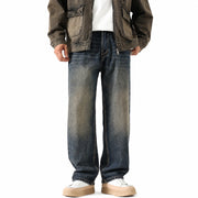821 Men's Vintage Wash Straight Jeans