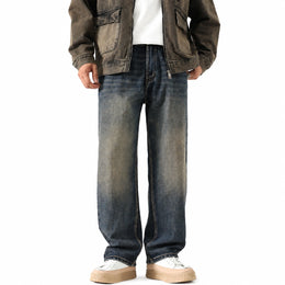 821 Men's Vintage Wash Straight Jeans