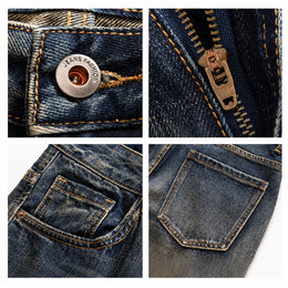 821 Men's Vintage Wash Straight Jeans