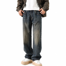 821 Men's Vintage Wash Straight Jeans