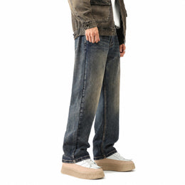 821 Men's Vintage Wash Straight Jeans