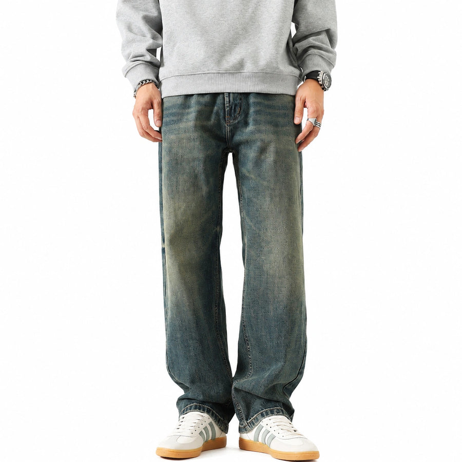 826 Men's Vintage Wash Straight Jeans