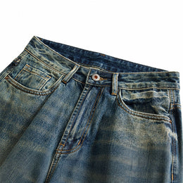 826 Men's Vintage Wash Straight Jeans