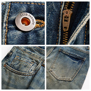 826 Men's Vintage Wash Straight Jeans