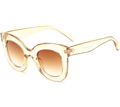 Cat Eye Sunglasses Women Designer Vintage Gradient Style