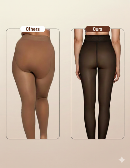 Thermal Fleece Tights – High-Waist, Slim Look