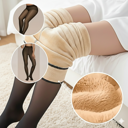 Thermal Fleece Tights – High-Waist, Slim Look